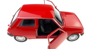 Welly Renault 5 Красный 1:34 Металлическая модель красного автомобиля Welly