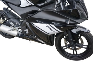 Наклейки Yamaha YZF R125 шпон 2009 ЧЕРНЫЕ