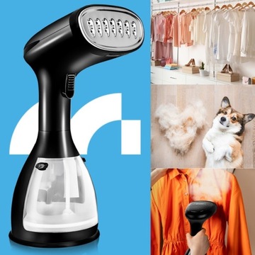 ŻELAZKO PARA PAROWE STEAMER UBRAŃ PAROWNICA 1500W ZESTAW 7 w 1