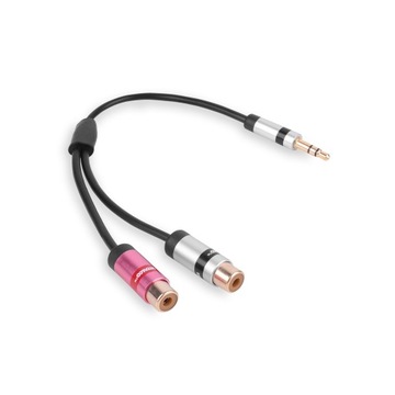 Adapter Jack 3,5mm Stereo do 2x RCA CHINCH VITALCO