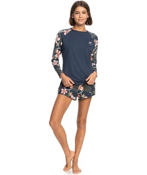 Футболка Roxy LS с принтом из лайкры - BSP6/Mood Indigo