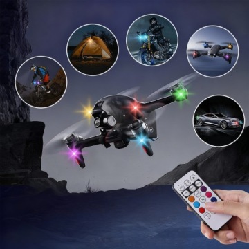 Беспроводной светодиодный стробоскоп с пилотом 4шт для BIKE DRON+ цвет