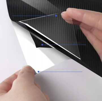 ГЛЯНЦЕВАЯ ПЛЕНКА УГЛЕРОДНОГО ВОЛОКНА ДЛЯ САЛОНА АВТОМОБИЛЯ