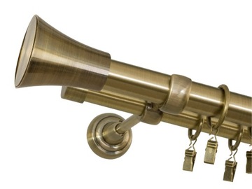 Karnisz Bojanek podwójny 25+19mm TAZZA 200cm