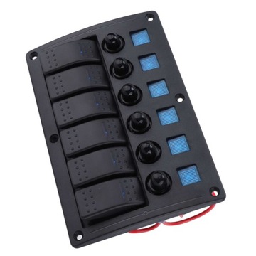 6-stopniowy panel panelów kołyskowych 12V 24V