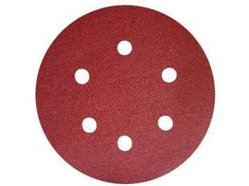 БУМАЖНЫЕ КАМНИ НА ЛИПУЧКЕ fi 150 P120 6 ОТВЕРСТИЙ 50 шт.