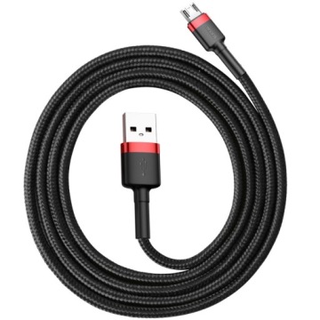 Кабель USB-A - Micro USB, Baseus Cafule 2.4A, 1M