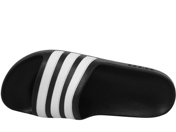 ADIDAS ADILETTE AQUA K F35556 KLAPKI BASENOWE PLAŻOWE CZARNE KAPCIE