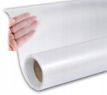 GRUBA FOLIA MLECZNA MATOWA OKLEINA DO SZYB OKIEN 152X50 SZRONIONA SZYBA