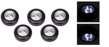 СВЕТОДИОДНЫЙ НОЧНИК, НА АККУМУЛЯТОРАХ, САМОКЛЕЯЩИЕСЯ ЛАМПЫ