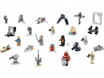 LEGO Star Wars 75340 Адвент-календарь Подарок Санта-Клауса на Рождество