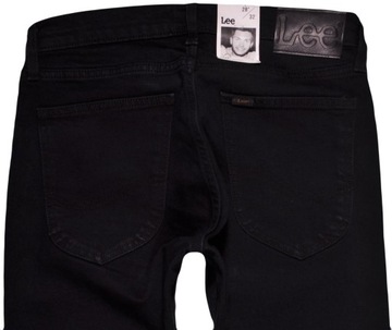 LEE spodnie REGULAR black SKINNY jeans LUKE _ W28 L32