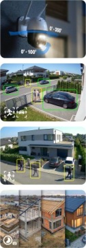 ВРАЩАЮЩАЯСЯ УЛИЧНАЯ IP КАМЕРА WIFI 3X ЗУМ 5MPx 2K