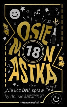 Kartka na 18 urodziny z super życzeniami extra W4