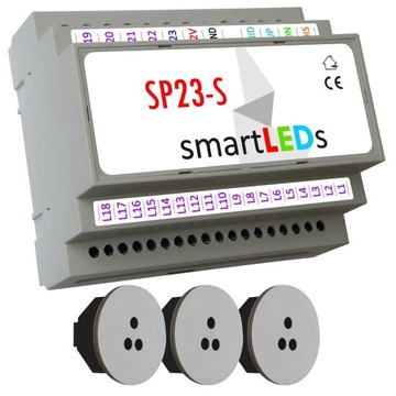 smartLEDs 23 Светодиодный контроллер для лестницы с лестничной площадкой