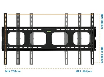 UCHWYT DO TELEWIZORA WIESZAK NA TV MOCNY REGULACJA LCD 32-80 CALI