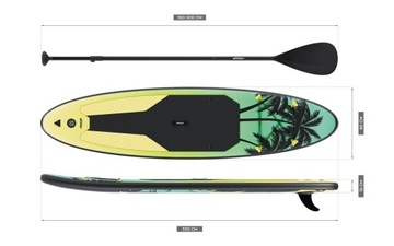 SUP доска для плавания Надувная 2в1 Athler Miami 70 150 кг 330 см