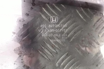 SKLO (OKNO) LEVÝ ZADNÍ HONDA CR-Z (ZF) AS3 1.5L 2010