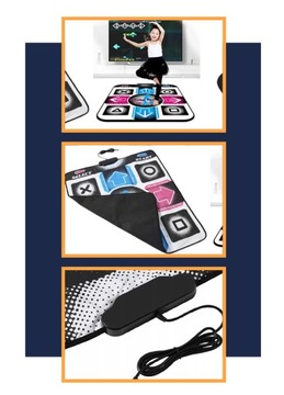 ТАНЦЕВАЛЬНЫЙ КОВРИК ТАНЦЕВАЛЬНЫЙ ТАНЕЦ КОМПЬЮТЕРНАЯ ИГРА USB НОУТБУК STEPMANIA + КОРОБКА
