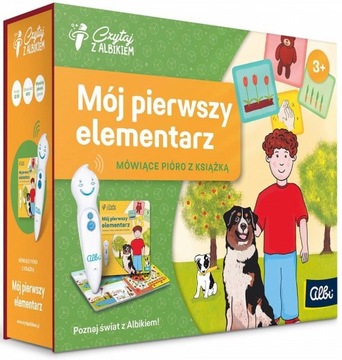 CZYTAJ Z ALBIKIEM ZESTAW MÓJ PIERWSZY ELEMENTARZ Z MÓWIĄCYM PIÓREM