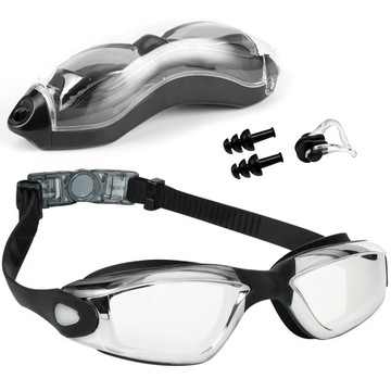 Очки для плавания MIRROR для бассейна, очки с УФ-защитой от запотевания, БЫСТРОЕ ЗАКРЫТИЕ