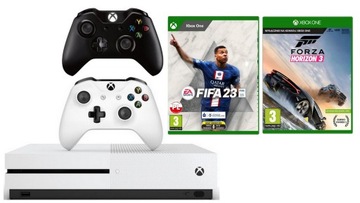 XBOX ONE S + 2 PADY + FIFA 23 + FORZA HORIZON