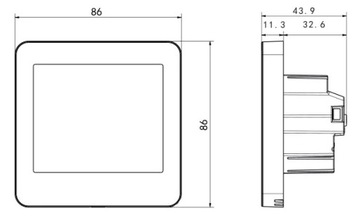 КОМНАТНЫЙ ТЕРМОСТАТ WIFI НАГРЕВАТЕЛЬНЫЙ МАТ КОНТРОЛЛЕР ALEXA TUYA УМНЫЙ ДОМ