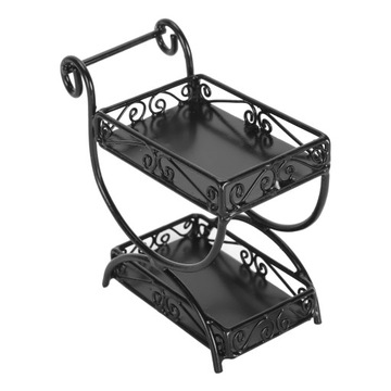 Миниатюрная садовая тележка 1:12 с изысканными деталями, металлический домик для K8