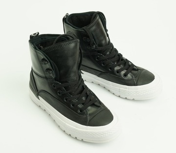 CONVERSE 153661C sneakersy wysokie trampki skórzane r. 38,5 jak 37,5 BB69