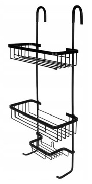 ПОДВЕСНАЯ ПОЛКА ДЛЯ ДУША В ВАННОЙ, МЕТАЛЛИЧЕСКАЯ ВЕШАЛКА, НАСТЕННАЯ ВЕШАЛКА