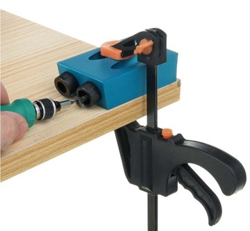 SZABLON PRZYRZĄD DO POŁĄCZEŃ NIEWIDOCZNYCH UKRYTYCH ZESTAW WIERTEŁ 18 EL