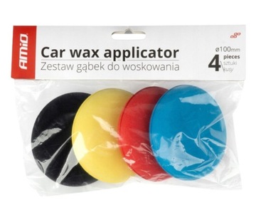 AMiO Zestaw gąbek do woskowania polerowania APLIKATORY AMIO-03713