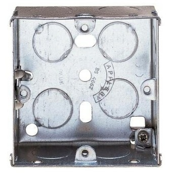 Puszka podtynkowa metalowa, UK 86 głębokość 47 mm
