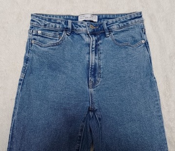 Spodnie jeans damskie Stradivarius Mom Slim eur 40 uk 12 niebieskie