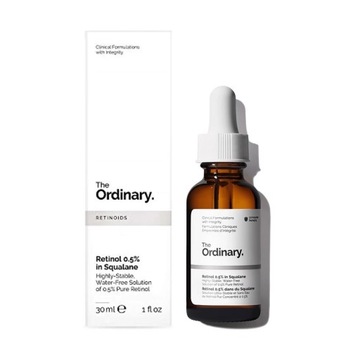 Przeciwstarzeniowa esencja ujędrniająca Retinol 0,5% w skwalenie The Ordinary 30ml