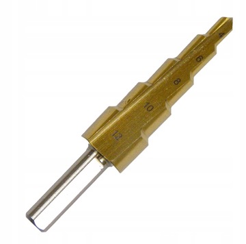 СТУПЕНЧАТЫЕ КОНИЧЕСКИЕ СВЕРЛА ПО МЕТАЛЛУ HSS, 3 шт.