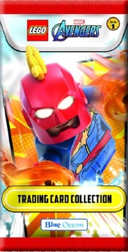 LEGO AVENGERS seria 1- 1 SASZETKA, 6 KART