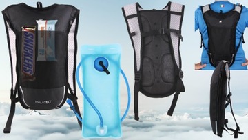 Легкий беговой рюкзак для велосипеда с мочевым пузырем и бутылкой для воды объемом 2 л.