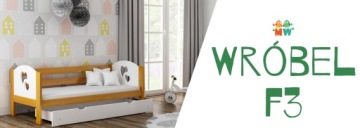 WRÓBEL-F3 Кровать детская 200х90 с рисунком