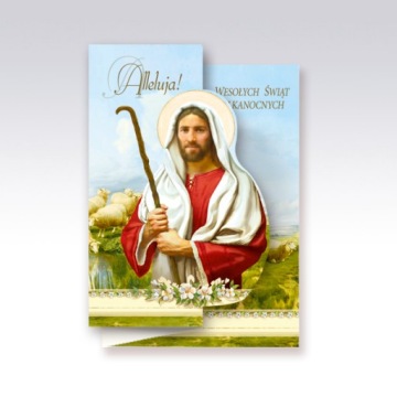 KARNET KARTKA ŚWIĄTECZNA WIELKANOC + KOPERTA RELIG