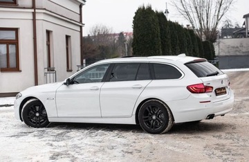 BMW Seria 5 F10-F11 Limuzyna 520d 184KM 2014 BMW Seria 5 520d X-drive LCI Led Xenon Navi Camera Panorama Skora Full, zdjęcie 9