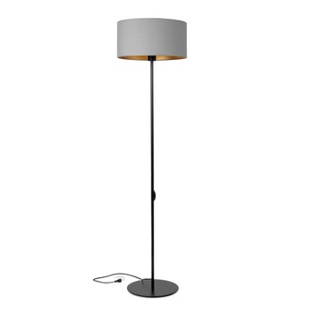 LAMPA STOJĄCA PODŁOGOWA ABAŻUR TKANINA LOFT LED