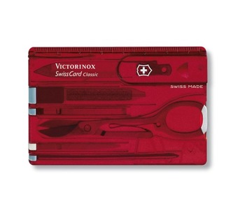 VICTORINOX SwissCard 0.7100.T красная КАРТА