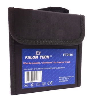 СВЕРЛА ПЛОСКИЕ ДЛЯ ДЕРЕВА, 16 ШТ.