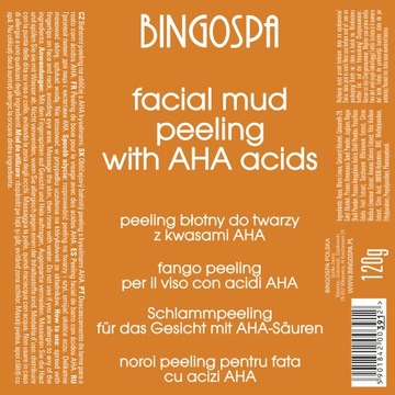 PEELING BŁOTNY MORZE MARTWE Z KWASAMI AHA 120 g