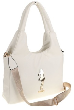 M&Mz Elegancka Torebka Damska listonoszka worek 1104 White
