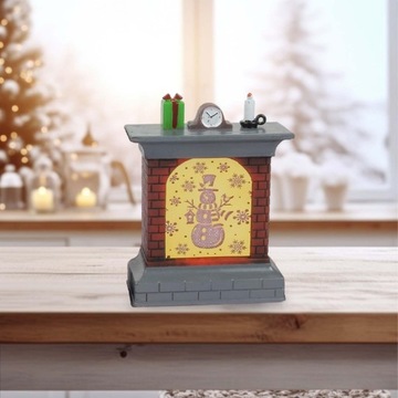 Зажгите рождественский камин, реквизит для фото, рождественский декор для камина, снеговик