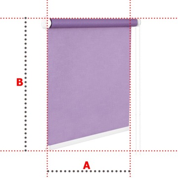 75x200 GŁADKA ROLETA Z ŻYŁKĄ szer 75cm dł 200cm