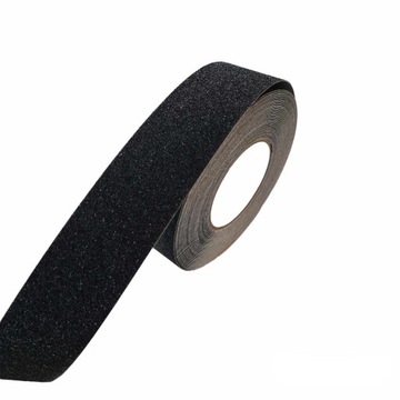 СУПЕР ПРОЧНАЯ ПРОТИВОСКОЛЬЗЯЩАЯ ЛЕСТНИЦА ЧЕРНАЯ, ДЛИНА 50 мм x 5 м