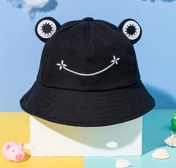 ДЕТСКАЯ ШЛЯПА-ВЕДРО ШЛЯПА-ЛЯГУШКА ШЛЯПА ДЛЯ РЫБАЛКИ ЛЕТНЯЯ ПЛЯЖНАЯ ЦВЕТА